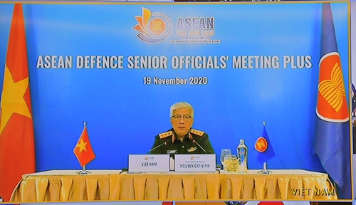 Khai mạc Hội nghị trực tuyến Quan chức Quốc phòng cấp cao ASEAN Mở rộng